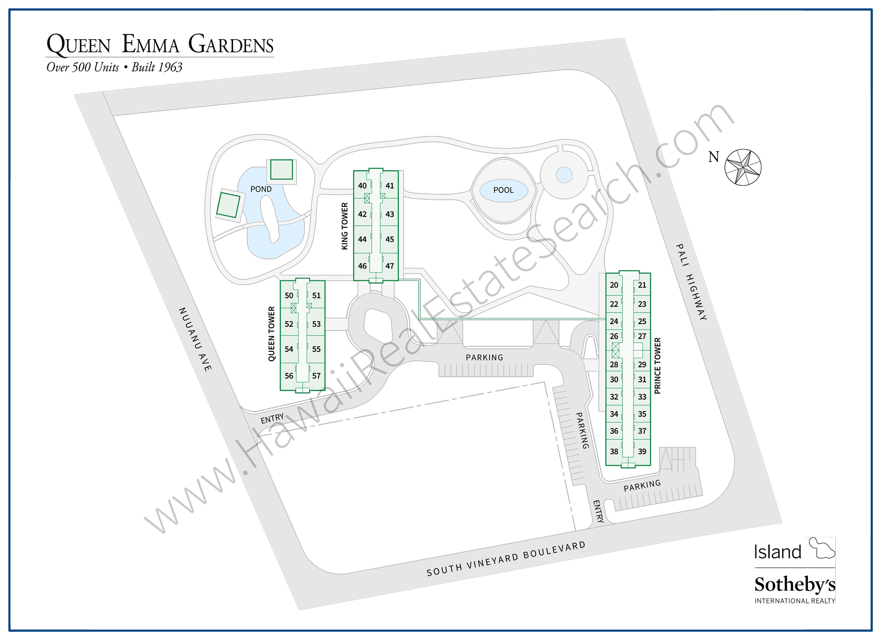 Queen Emma Gardens Condos For Sale Honolulu Real Estate, Hawaii